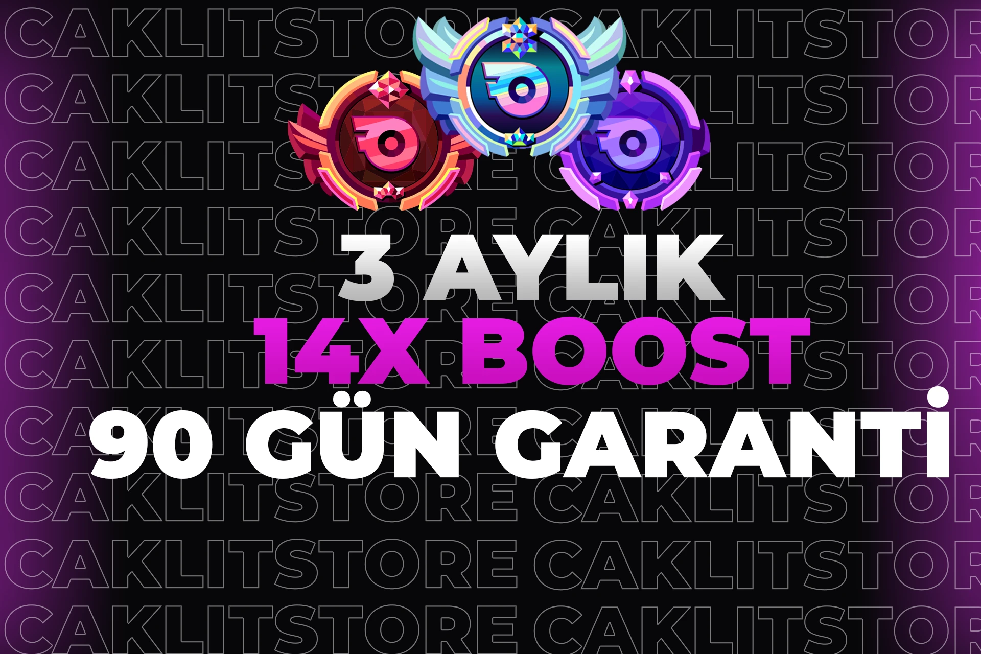 [BOTSUZ] Discord 3 Aylık 14x Boost