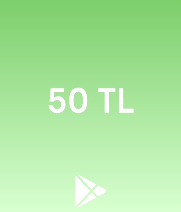 Google Play 50 TL Hediye Kartı