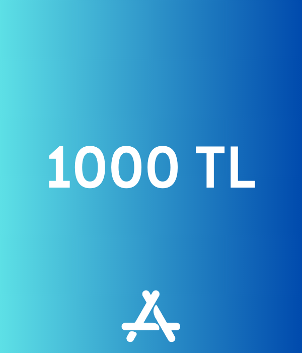 Apple Store & İtunes Hediye Kartı 1000 TL