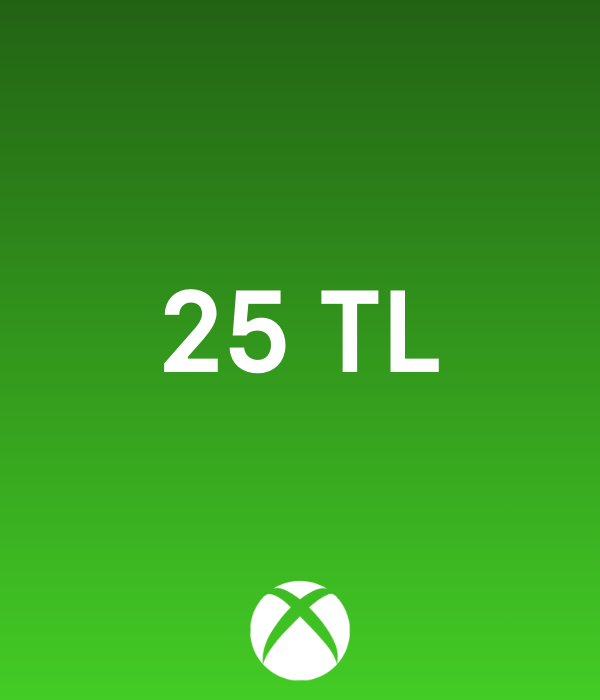 Xbox Live 25 TL Hediye Kartı