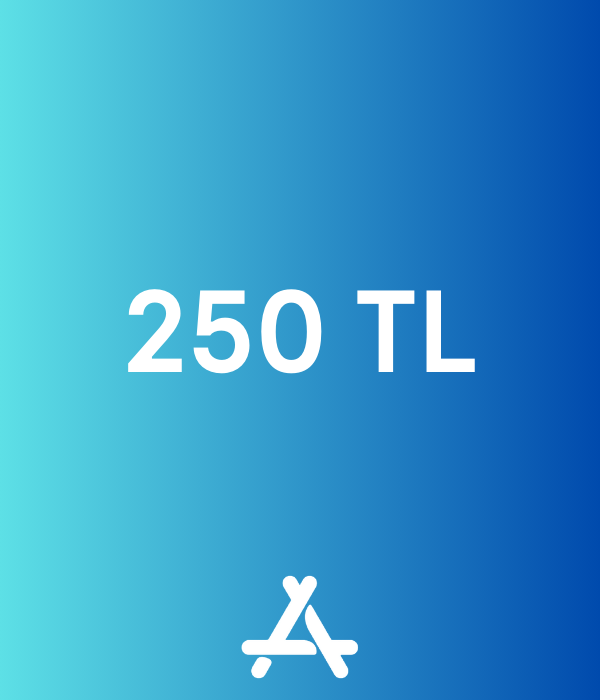 Apple Store & İtunes Hediye Kartı 250 TL