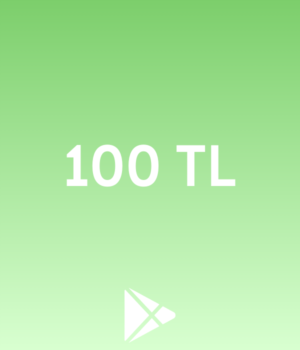 Google Play 100 TL Hediye Kartı