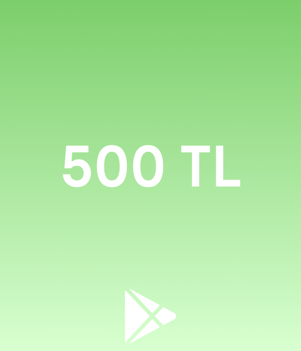 Google Play 500 TL Hediye Kartı