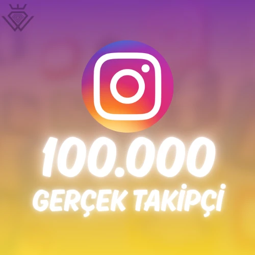 Instagram 100.000 Gerçek Takipçi - Güvenli İşlem