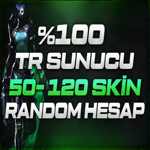 ✨VALORANT TR SUNUCU 50-120 SKİN GARANTİLİ RANDOM✨